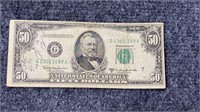 1950-D US $50 Federal Reserve Note US Currency