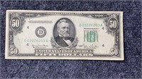 1950 US $50 Federal Reserve Note US Currency