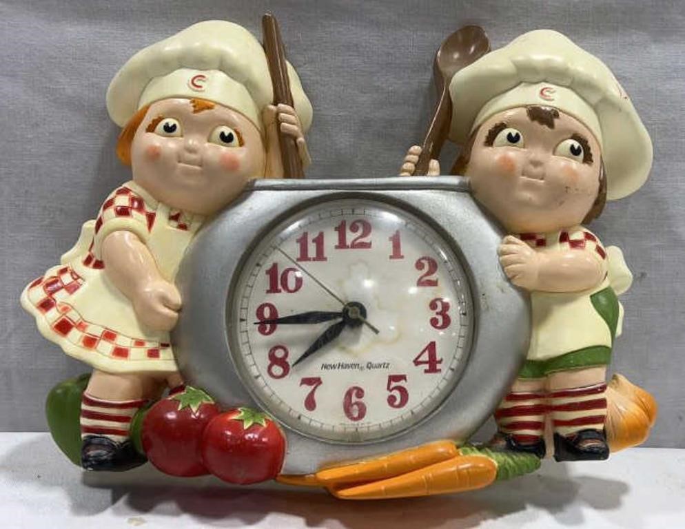 Vintage Campbell Soups Plastic Wall Clock