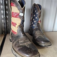 Durango Womens Western American Flag Boots 9M