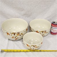 Hall's Superior Quality Kitchenware 3 Bowl Set