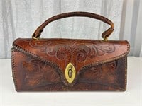 Old Tooled Leather Purse