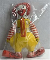 Vintage Ronald McDonald Stuffed Toy