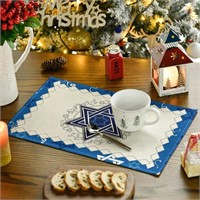 Passover Linen Placemats Kitchen Dining Table