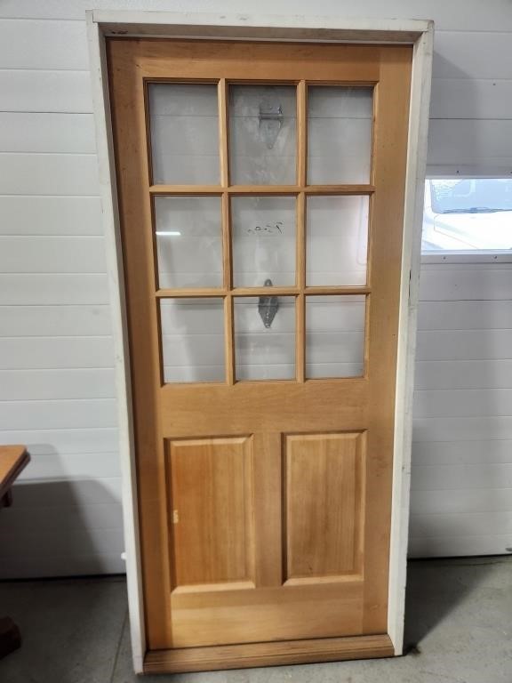 36" Wooden Entry Way Door