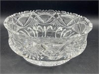 CLEAR GLASS CRYSTAL BOWL CLEAR GLASS OR CRYSTAL