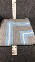 crocheted baby blanket