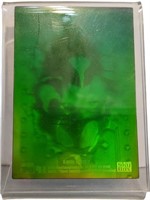 Green Hologram Wolverine Card