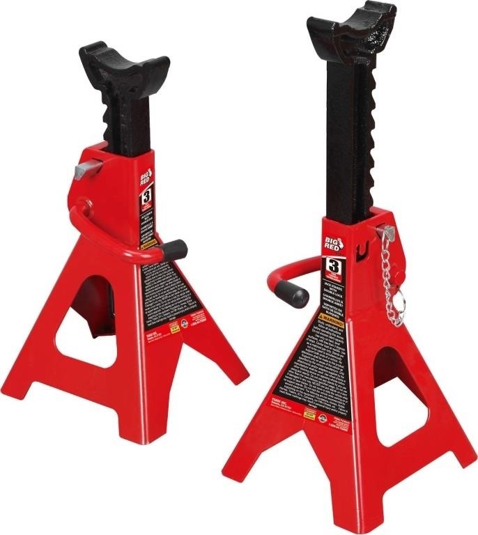 Torin T43002A Big Red Steel Jack Stands: Double