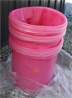 Plastic 5-Gallon Bucket Liners
