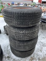 4 tires & rims- P265/70R15