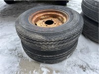 2 tires & rims- F78-14ST