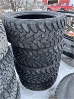 4 tires - 33X12.50R22LT
