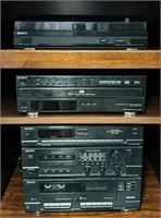 Sony Stereo System, Receiver, 5 Disc CD Player,