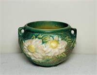 Roseville USA  661 4, Pottery, Green Jardiniere