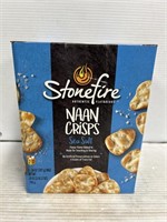 Stone fire naan crisps sea salt 2 bags inside