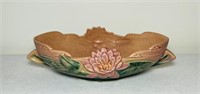 Roseville USA  Water Lily Console Bowl 441 10