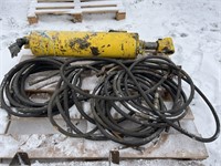 Large Hydraulic Cylinder & hydraulic hose