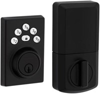 Weiser Elements Matte Black Keyless Entry Door