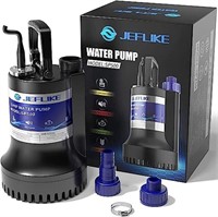 JEFLIKE 1/2HP Sump Pump Submersible Water Pump