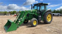 John Deere 6105E 2WD w/H310 Loader/Bucket