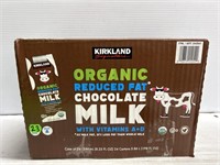 Kirkland organic reduced fat choclate milk 23