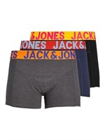 JACK & JONES JACCRAZY Solid Trunks 3 Pack NOOS