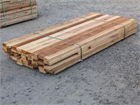 2"x5"x6'&8' Rough Cedar (54 PCS)