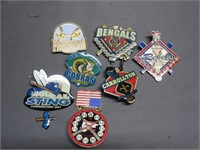 Small Lot of Sports Pins and Badges