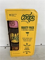 Coop’s variety pack 3 original topping flavors