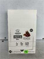 Genius gourmet protein bar 9 bars inside best by