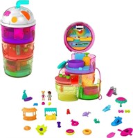Polly Pocket 2-in-1 Travel Toy Playset, Spin 'N