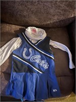 Colts Cheerleader Outfit size 2