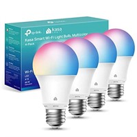 4 Pieces Kasa Smart Light Bulbs, Full Colour