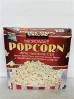 Kirkland microwave popcorn 44 bags best by Nov