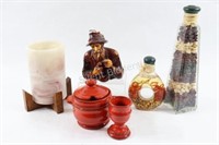 Stoneware Germany Pottery, Candles, Decor Bottles
