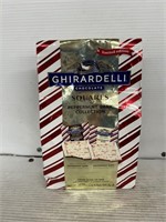 Ghirardelli chocolate peppermint bark squares