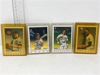 4 Fleer 1991 Baseball cards