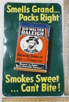 Sir Walter Raleigh Tin Sign