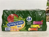 Snapple tea 24, 20oz bottles variety pack best by