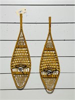 Pair of Rawhide Snow Shoes