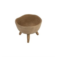 Creative Co-Op Boho Terracotta Footed Planter