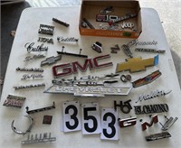 Flat of Chevy Emblems