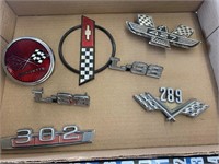 Flat of Chevy Emblems