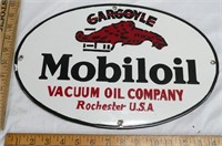 Mobil Oil Gargoyle Porcelain Sign