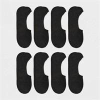 Women's 8pk Liner Socks - Xhilaration™ Black 4-10