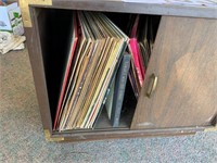 Cabinet w/LP’s records