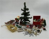 Hallmark Christmas Tree, Mini Yule Log, Mercury Or
