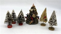 Vintage Christmas Trees 3-4" T