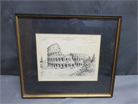 Rome Colosseum Framed Print No Ship